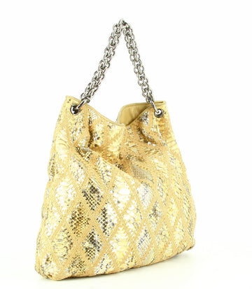 Chanel Bag Gold/Beige