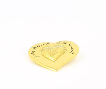 Brooch Yves Saint Laurent Golden en Coeur