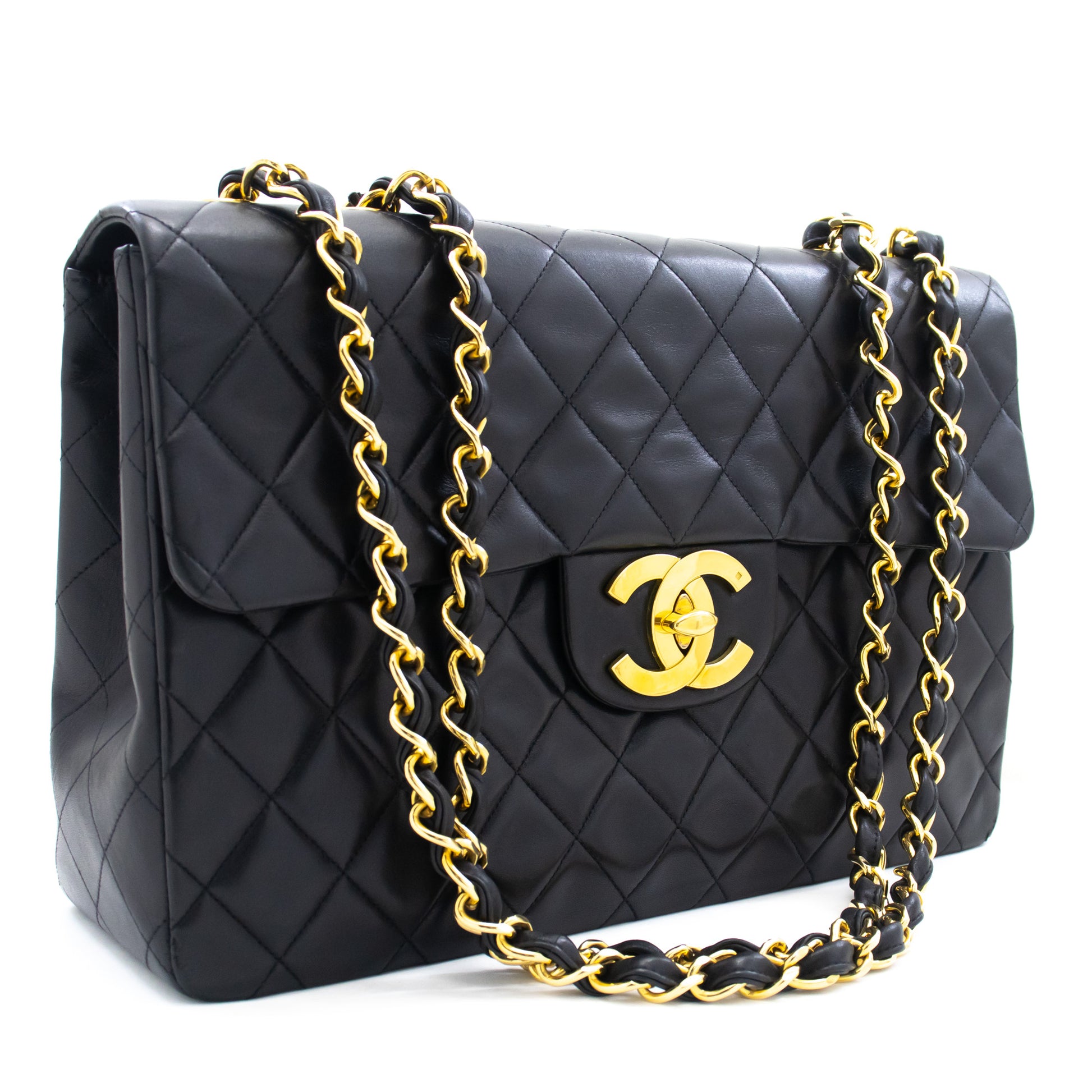Chanel Double Flap Chain Shoulder Bag
