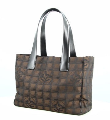 2005-2006 Chanel Nylon Dark Brown Handbag
