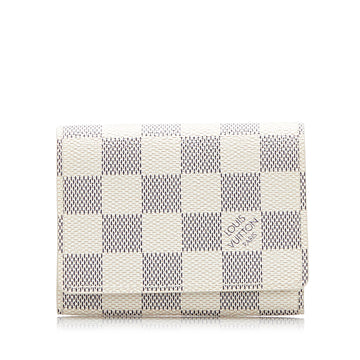 Louis Vuitton Damier Azur Enveloppe Cartes de Visite Card Holder