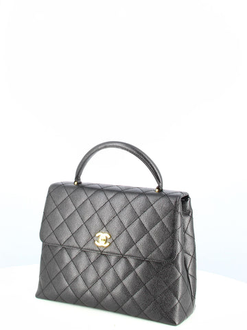 2005-2006 Chanel Kelly Caviar Leather Handbag
