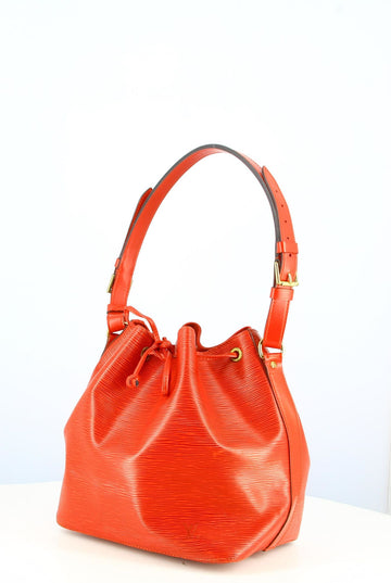 1997 Louis Vuitton Noe Bag In Red Epi Leather