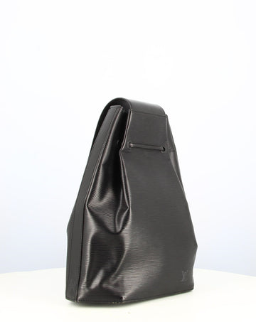 Louis Vuitton Backpack Leather Epi Black