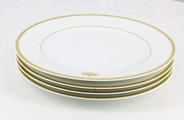 4 Christian Dior Limoges Porcelain Plates