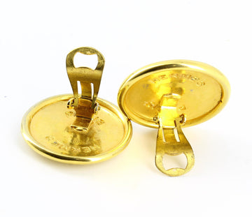 Hermes Golden Clip Earrings
