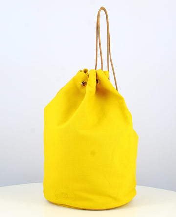 Yellow Hermes Tissus Backpack