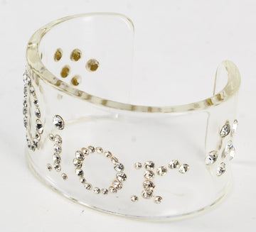 Christian Dior Transparent Pearl Bracelet