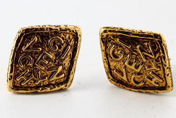 Givenchy Golden Clip Earrings