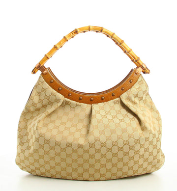 Gucci Monogram Beige Handbag