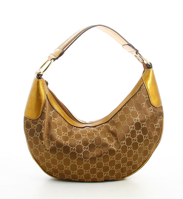Gucci Lurex Golden Monogram Handbag