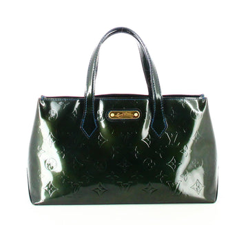 2009 Louis Vuitton Leather Handbag Vernis Vert Monogram