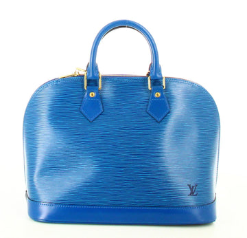 1996 Louis Vuitton Alma Bag Epi Blue Leather