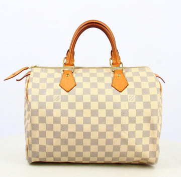 2013 Louis Vuitton Speedy Damier Azur Handbag
