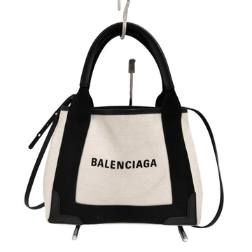 Balenciaga Navy Cabas Handbag