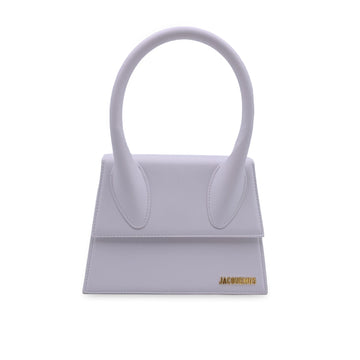 Jacquemus White Leather Le Grand Chiquito Structured Bag