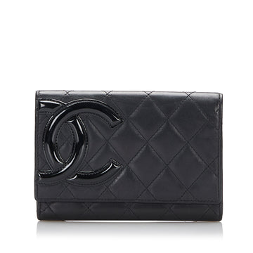 Chanel Cambon Ligne Flap Wallet Long Wallets
