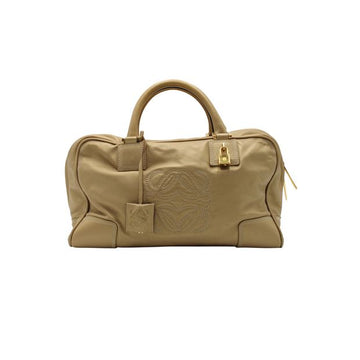 LOEWE Metallic Gold Amazona 35 Handbag