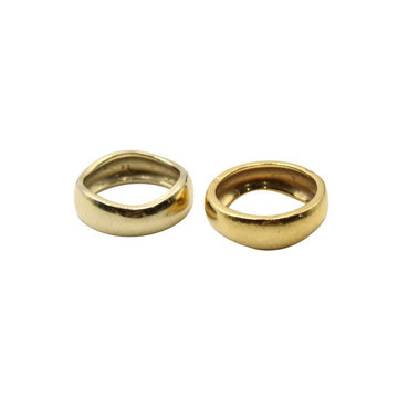 CARTIER Set Of Two Golden Wide Rings/ Bands