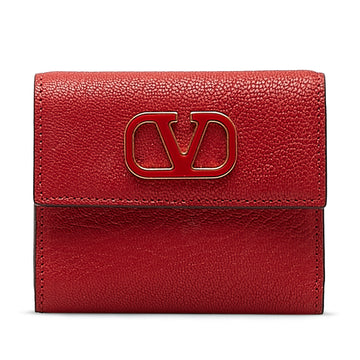 VALENTINO VLogo Leather Small Wallet Small Wallets