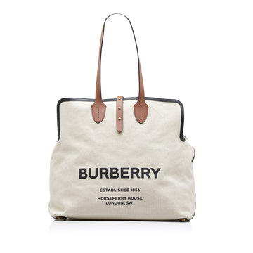 BURBERRY Soft Belt Tote Tote Bag