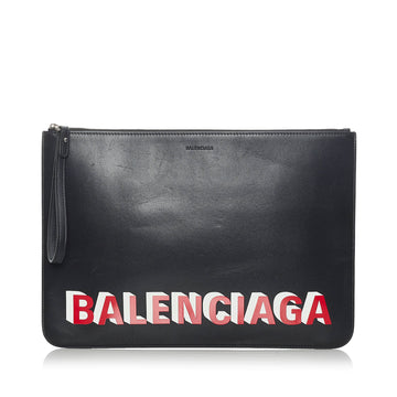 Balenciaga Everyday Leather Clutch Bag