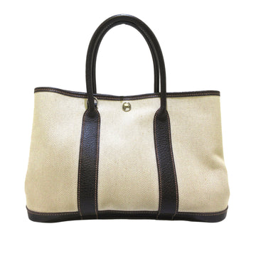Hermes Toile Garden Party 30 Tote Bag