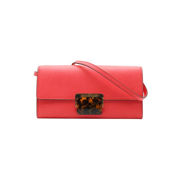 MICHAEL KORS Coral Wallet/Clutch With Strap