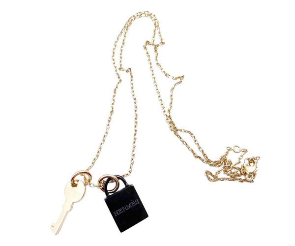 HERMES Necklace O'Kelly PM Swift/metal gold gold DCarved seal Women Us –  JP-BRANDS.com