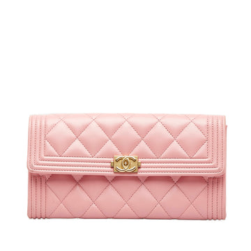 pink quilted chanel purse