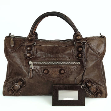 BALENCIAGA Balenciaga Balenciaga Work handbag in brown leather