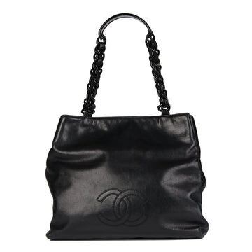 Chanel SO Black Calfskin Leather Vintage Timeless Shoulder Bag