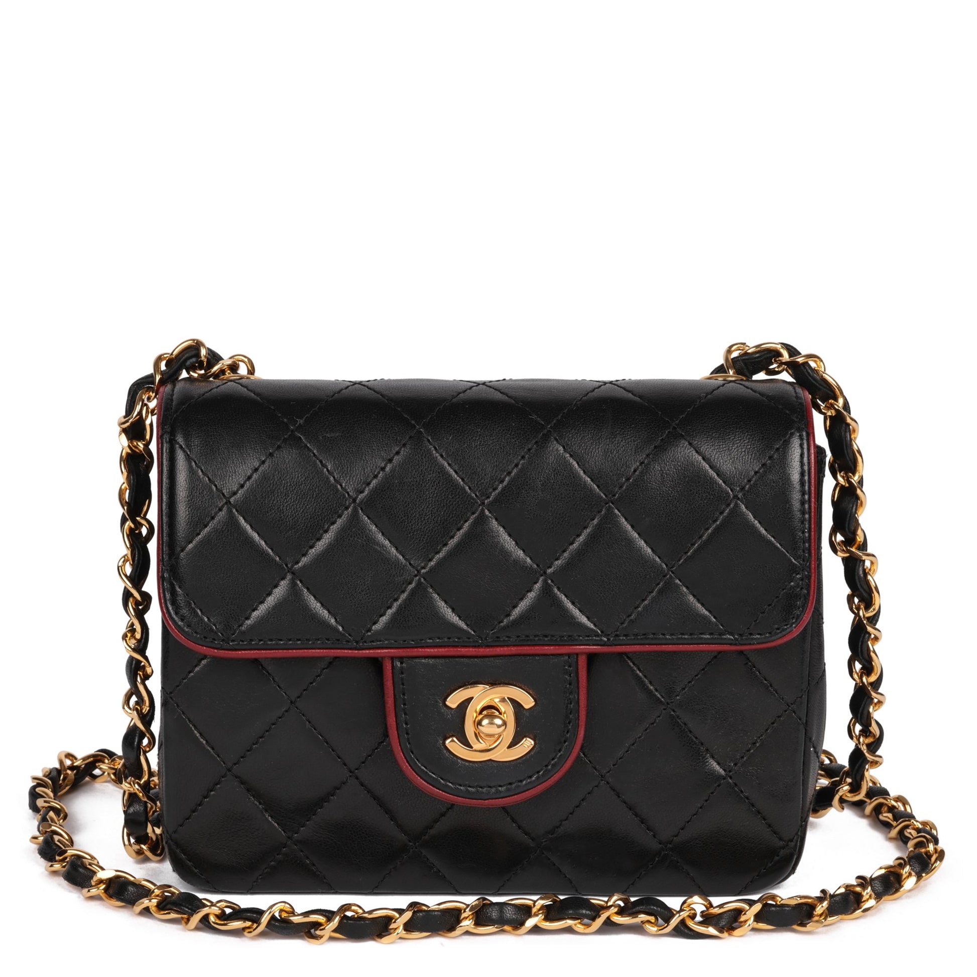 chanel camera bag red
