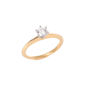 Tiffany & Co Brilliant Cut 032ct Diamond Solitaire Ring