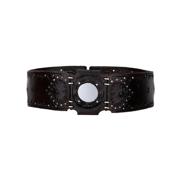 COLLECTION PRIVEE Leather Band Belt
