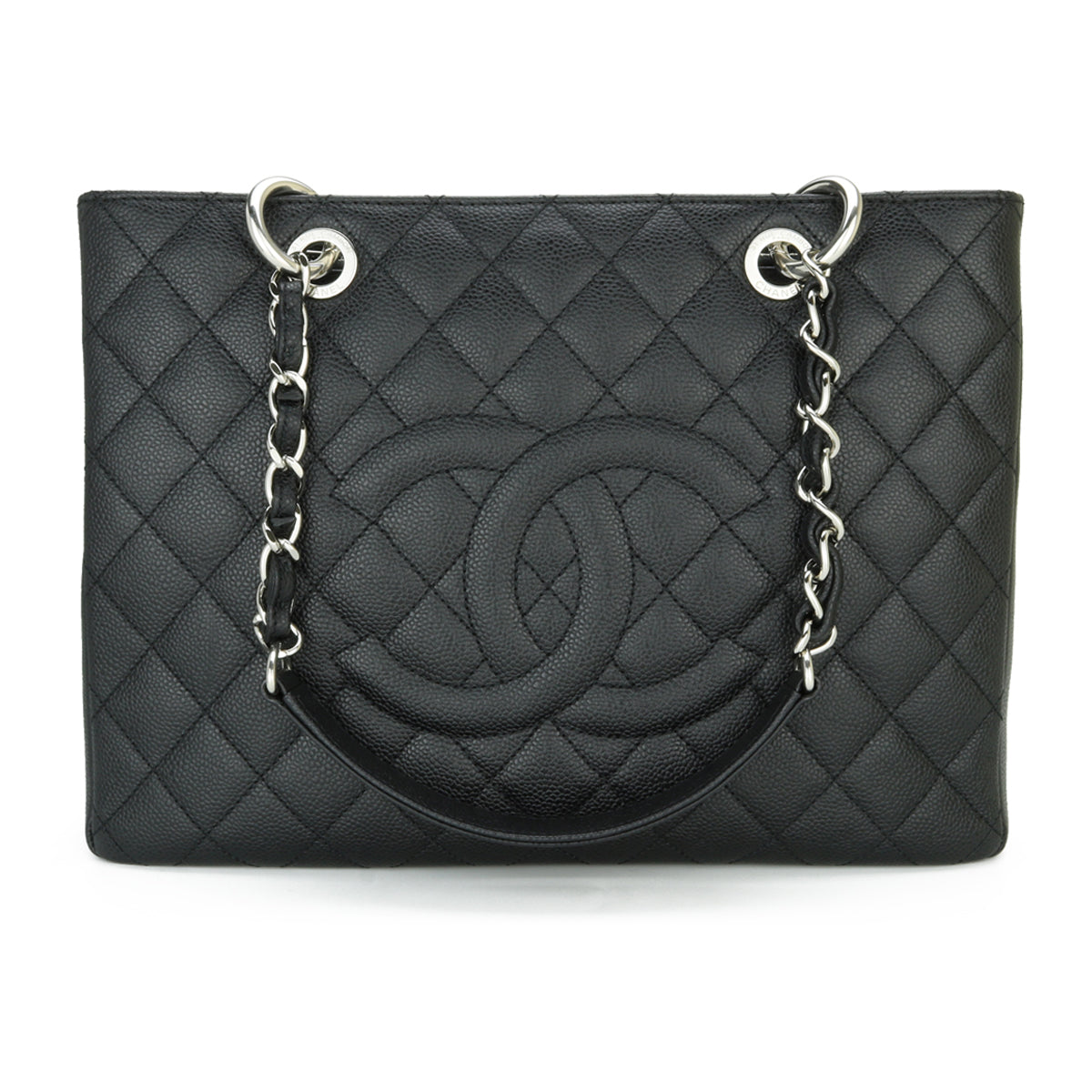 CHANEL Caviar Quilted Shopping Tote GST