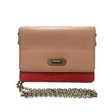 Bottega Veneta Bicolor Turn Lock Leather Wallet on Chain Crossbody Bag