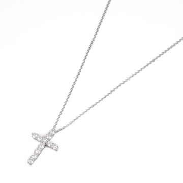 Tiffany & Co Diamond Small Cross Pendant