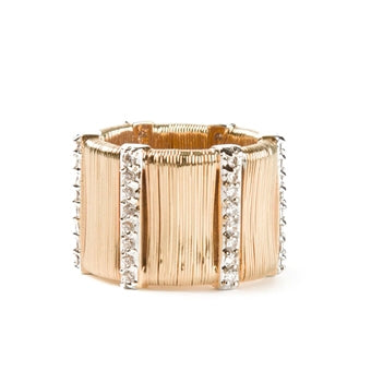 1960s Vintage Crystal Embellished Ring