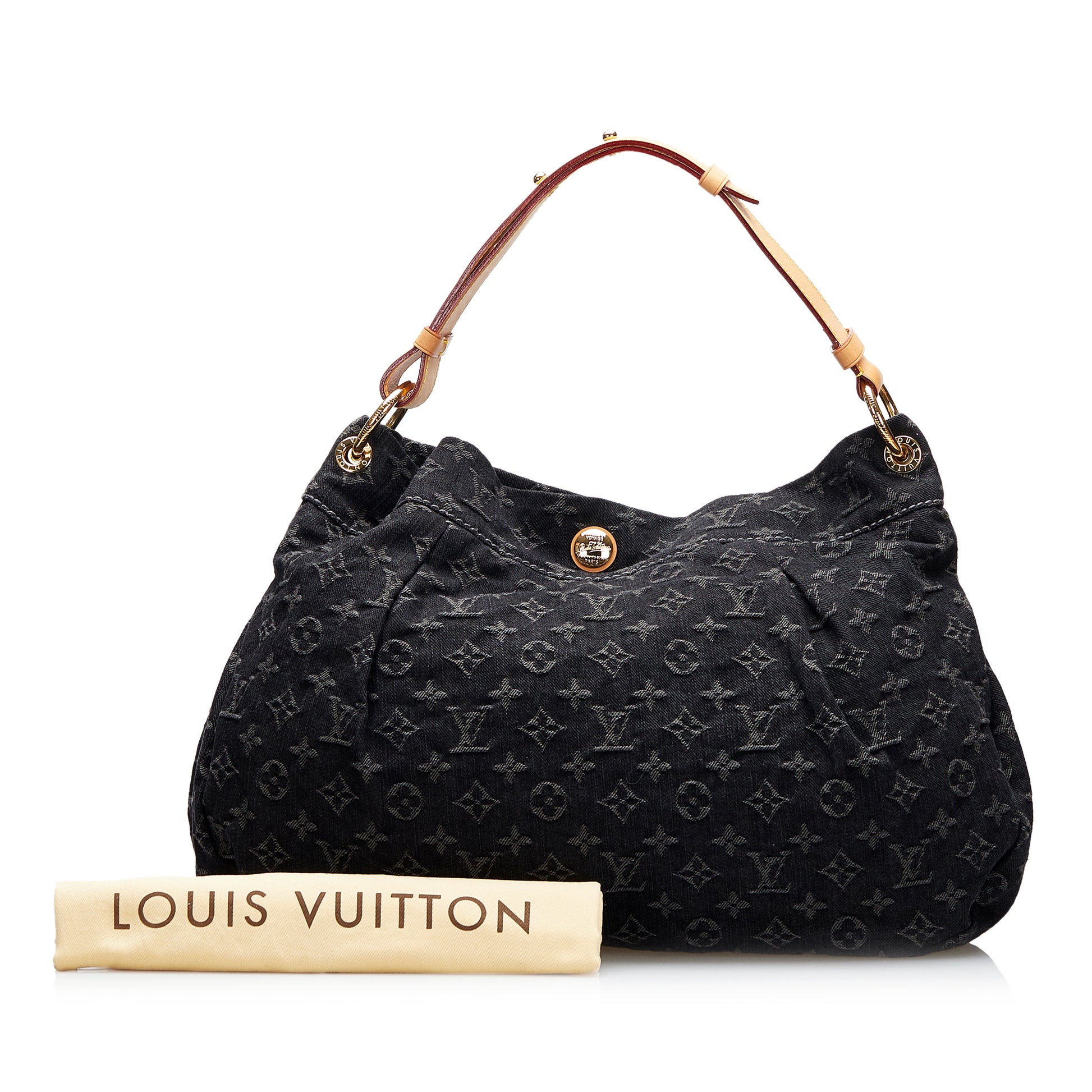 Louis Vuitton Black Monogram Denim Daily PM Bag Louis Vuitton