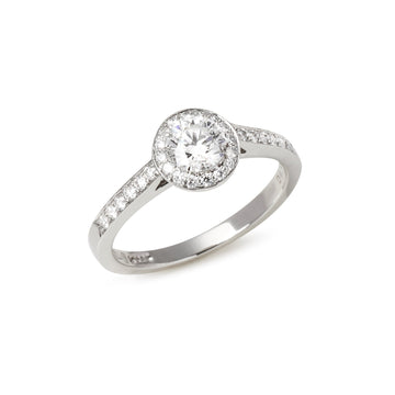 Tiffany & Co Embrace Halo Diamond Ring