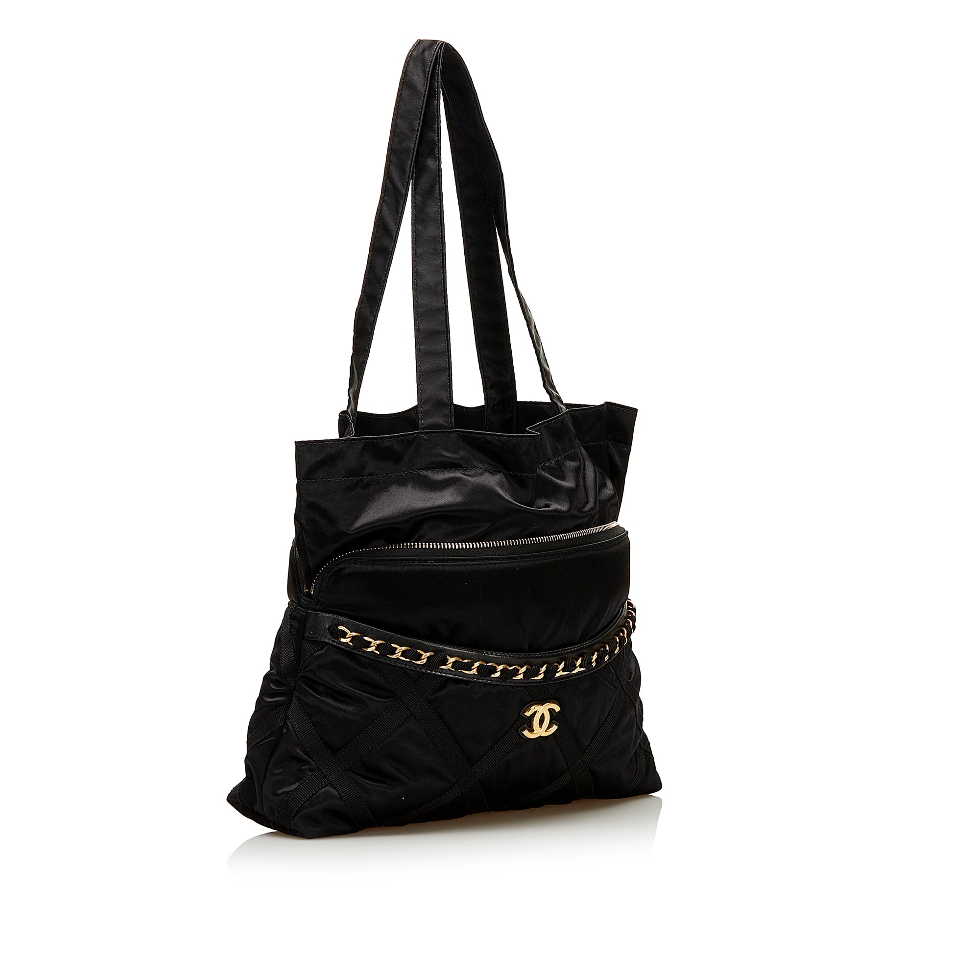 Chanel Foldable Nylon Tote Bag