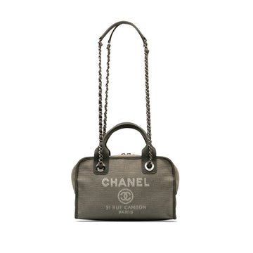 CHANEL Small Deauville Bowling Satchel