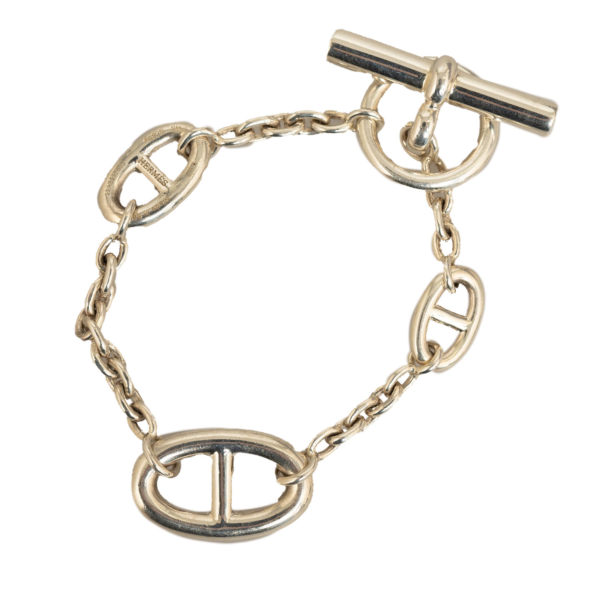 Hermes Farandole bracelet 純銀豬鼻手鏈, 女裝, 飾物及配件, 手鍊- Carousell
