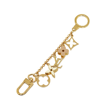 LOUIS VUITTON Key Ring Charm Fleur De Monogram Key Chain