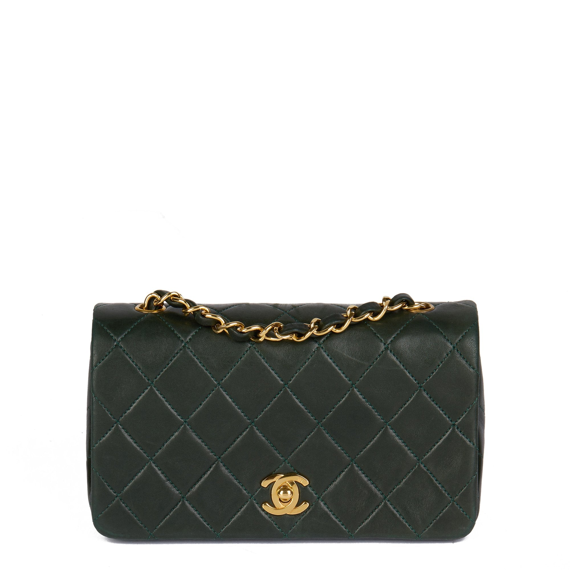 Chanel Vintage Quilted Flap Ash Green Lambskin – ＬＯＶＥＬＯＴＳＬＵＸＵＲＹ