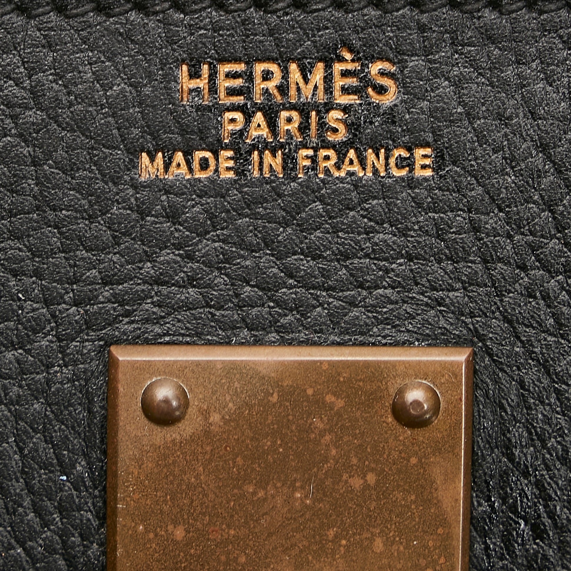 Pre-Owned Hermes HAC Travel 55 Ardennes 55 Green 