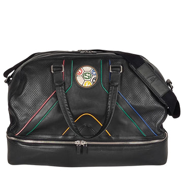 GUCCI unobtainable black leather travel bag for the 1990s World Cup