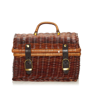 Givenchy Wicker Rattan Basket Handbag