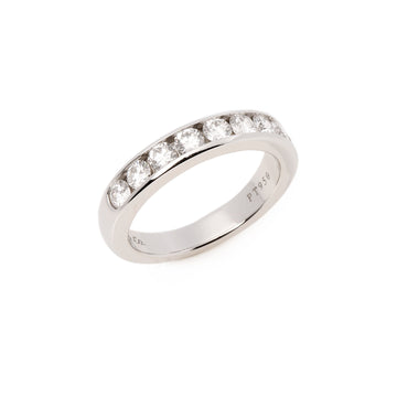 Tiffany & Co Half Diamond 081ct Wedding Band Rings